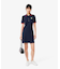 サイドメッシュバンドポロドレス