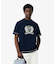ハンドステッチ風フレンチグラフィックTシャツ