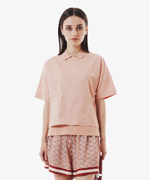 ワイド＆ショートネームステッチTシャツ