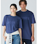 グラデーション ステンシルブランドネームロゴTシャツ