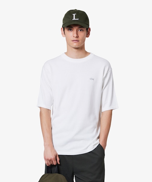 3色混合メランジェニットTシャツ