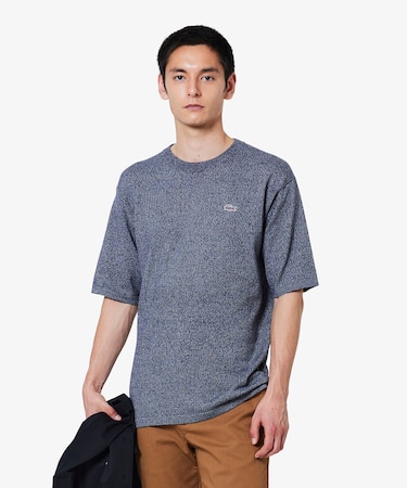 3色混合メランジェニットTシャツ