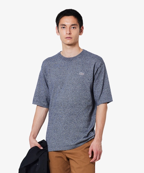 3色混合メランジェニットTシャツ