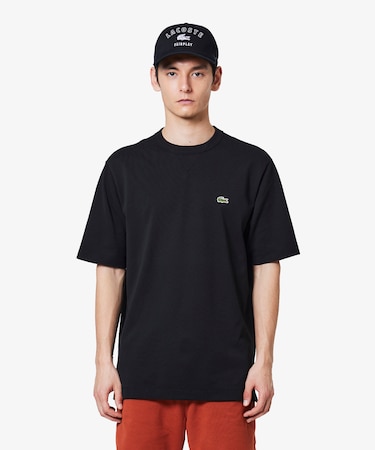 L.12.12アレンジ ガゼット付き鹿の子地Tシャツ