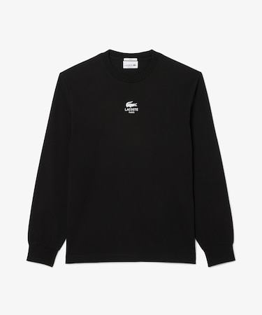 ワンポイントプリントロングスリーブTシャツ