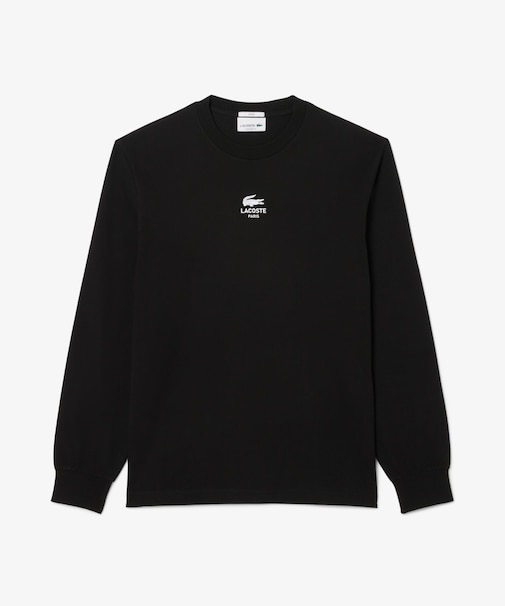 ワンポイントプリントロングスリーブTシャツ