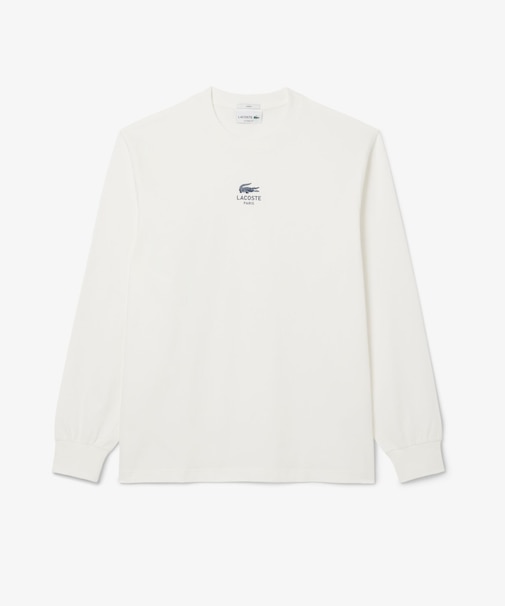 ワンポイントプリントロングスリーブTシャツ