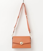 テニスブリス レザーミディアムショルダーバッグ ダブルストラップ 2WAY