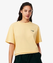 ネーム＆ワニロゴパッチオーバーサイズ半袖Tシャツ