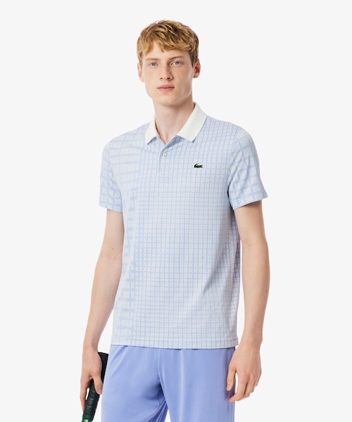 ラコステ LACOSTE ウルトラドライポロシャツ M メドベージェフモデル LACOSTE｜『メドベージェフ』ウルトラドライ コートデザイン
