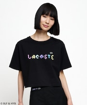発泡プリントクロップド Tシャツ