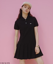 バックプリントミニ ポロドレス