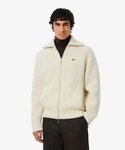 ローゲージハイネックジップセーター