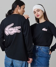 【オンライン限定】LACOSTE オーバーサイズ バックプリント ロングスリーブTシャツ
