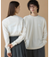 【オンライン限定】LACOSTE オーバーサイズ バックプリント ロングスリーブTシャツ