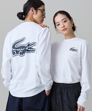 【オンライン限定】LACOSTE オーバーサイズ バックプリント ロングスリーブTシャツ