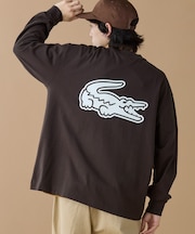 【オンライン限定】LACOSTE オーバーサイズ バックプリント ロングスリーブTシャツ