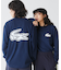 【オンライン限定】LACOSTE オーバーサイズ バックプリント ロングスリーブTシャツ