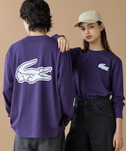 【オンライン限定】LACOSTE オーバーサイズ バックプリント ロングスリーブTシャツ