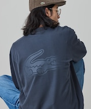 【オンライン限定】LACOSTE オーバーサイズ バックプリント ロングスリーブTシャツ