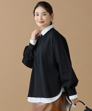 【オンライン限定】LACOSTE バルーンスリーブ サイドスリット オーバーサイズTシャツ