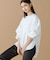【オンライン限定】LACOSTE バルーンスリーブ サイドスリット オーバーサイズTシャツ