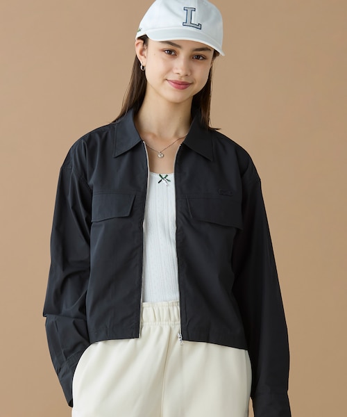 ジップアップブルゾンシャツ｜ラコステの通販｜&mall（アンドモール