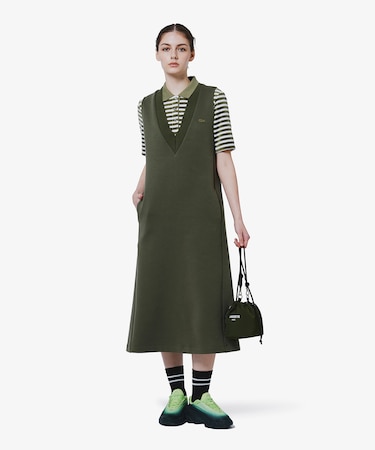 ダンボールジャージニット ジャンパードレス / ジャンパースカート