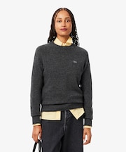 3Dニッティングシームレス ウールニットセーター