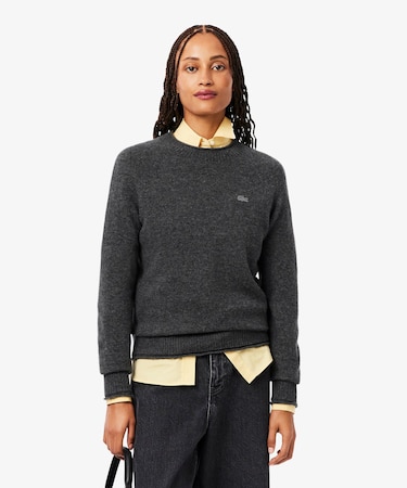 3Dニッティングシームレス ウールニットセーター