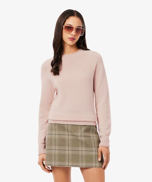 3Dニッティングシームレス ウールニットセーター