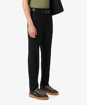 ウールブレンドセンタープレスチノパンツ