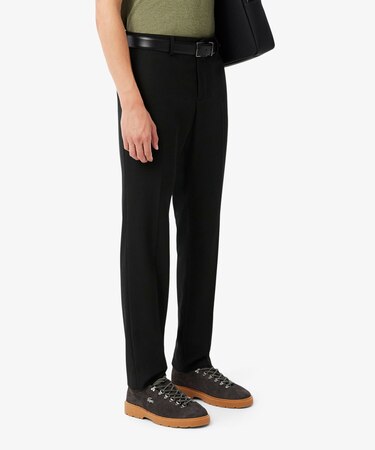 ウールブレンドセンタープレスチノパンツ