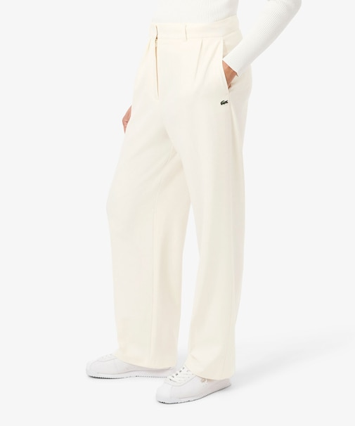 オーバーサイズフランネル タックワイドパンツ