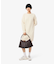 パッチワークエフェクトウールニットドレスセーター