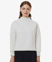 ダンボールニット ハイネックプルオーバースウェット