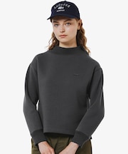 ダンボールニット ハイネックプルオーバースウェット