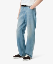 ルーズフィット5ポケットデニムジーンズ