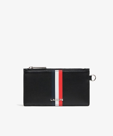 トリコロールプリントレザーマルチケース