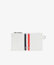 トリコロールプリントレザーマルチケース