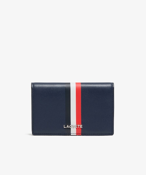 ラコステ（LACOSTE）/トリコロールプリントレザーカードケース トリコロールプリントレザーカードケース｜ラコステの通販｜&mall