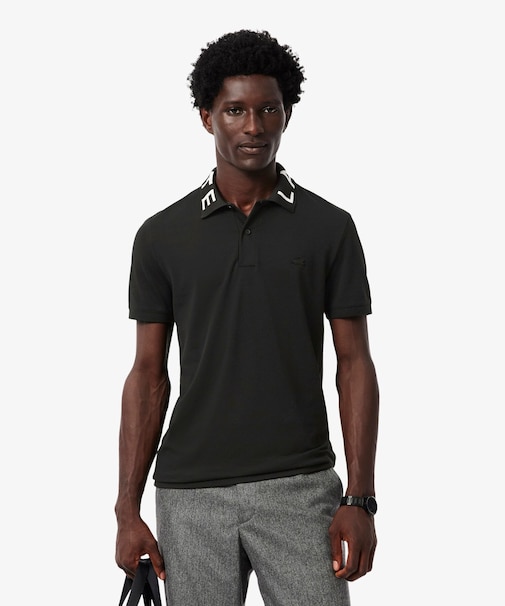 ジャカードカラーポロシャツ