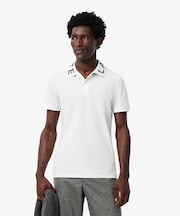 ジャカードカラーポロシャツ