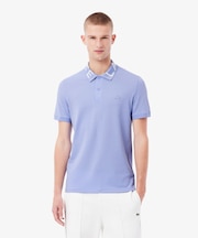 ジャカードカラーポロシャツ