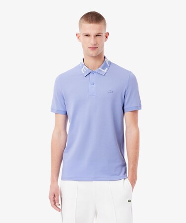 ジャカードカラーポロシャツ