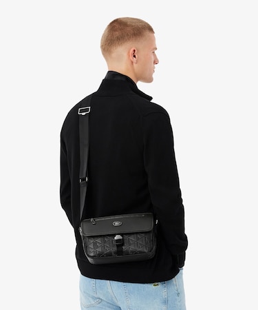 モノグラム エンボスレザーミニショルダーバッグ