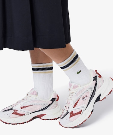 ウィメンズケーブルニットボーダーソックス