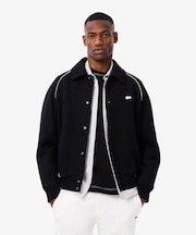 バッジアクセントウールバーシティジャケット