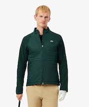 防風 ハイネックキルティングナイロンゴルフジャケット