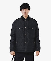 THERMORE中綿 コーデュロイカラーキルティングジャケット